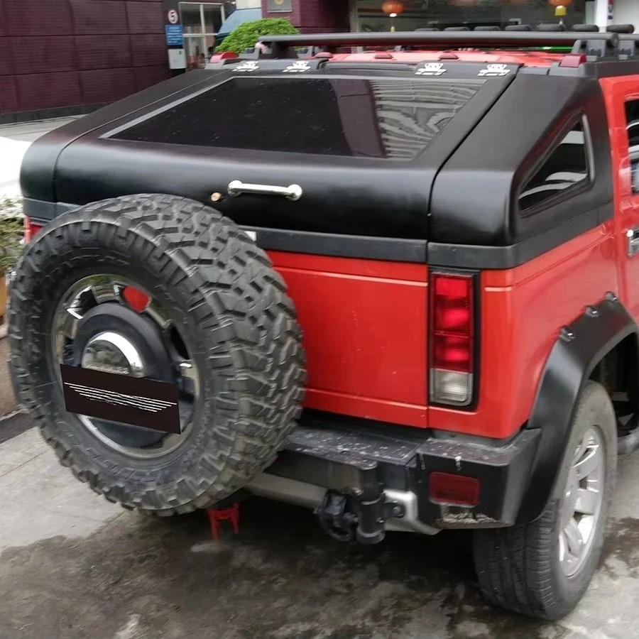 FRP Material Rigid Back Italic for H2 SUT 2003-2009 Trunk Cover Tonneau Cover Body Kit